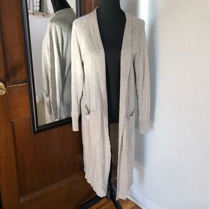 Beige Duster Cardigan